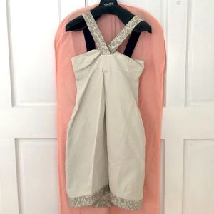 MAX MARA Off-white colour Dress - Size 2 EUC